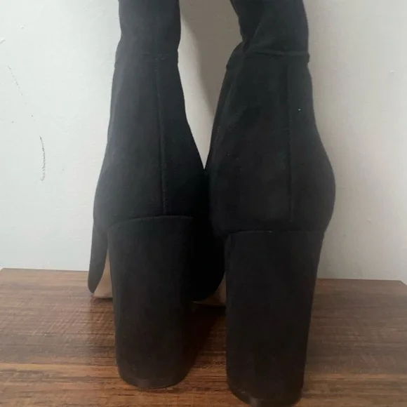 Aldo Sleek Black Over-the-Knee Boots - Picture 8 of 15